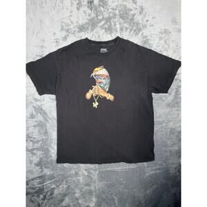 DGK Mens Graphic T-Shirt XL Black Praying Hands Skate Streetwear Short Sleeve